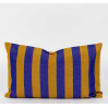 Housse de coussin Carla - 30x50cm - mustard indigo