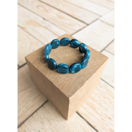 Bracelet Tabatha - bleu canard