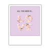 Carte postale - All you need is Love - ZG0577EN