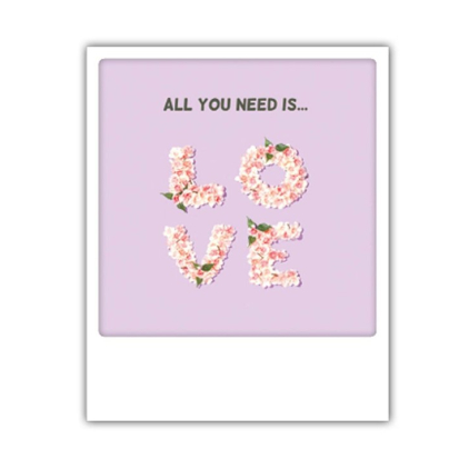 Carte postale - All you need is Love - ZG0577EN