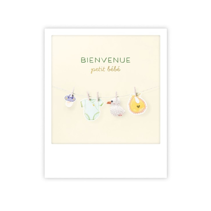 Carte postale - Bienvenue petit bébé - ZG1473FR