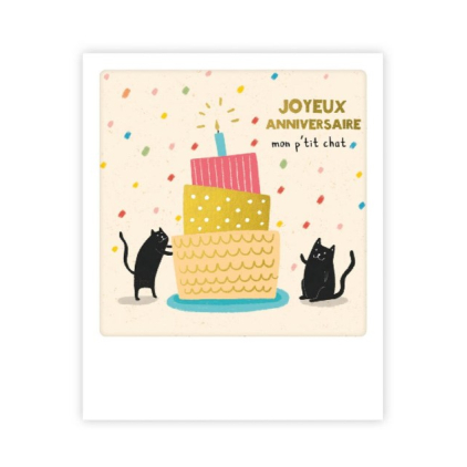 Mini carte - Amore miaou - MP0857FR