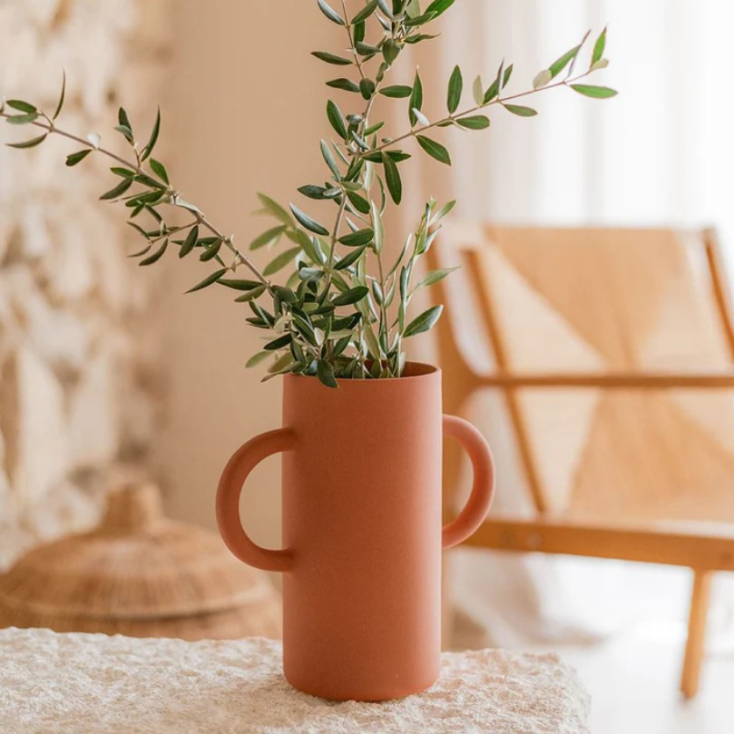 Vase avec anses en céramique Mediterranea - Terracotta