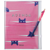 Agenda Cats & Dots A5 2024-2025 - Cat Pink