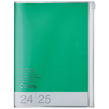 Agenda Colors A5 2024-2025 - Green