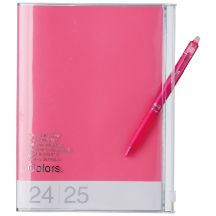 Agenda Colors A5 2024-2025 - Pink