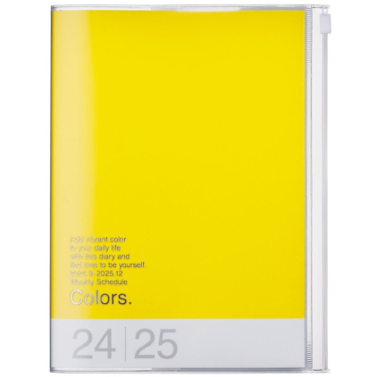 Agenda Colors A5 2024-2025 - Yellow