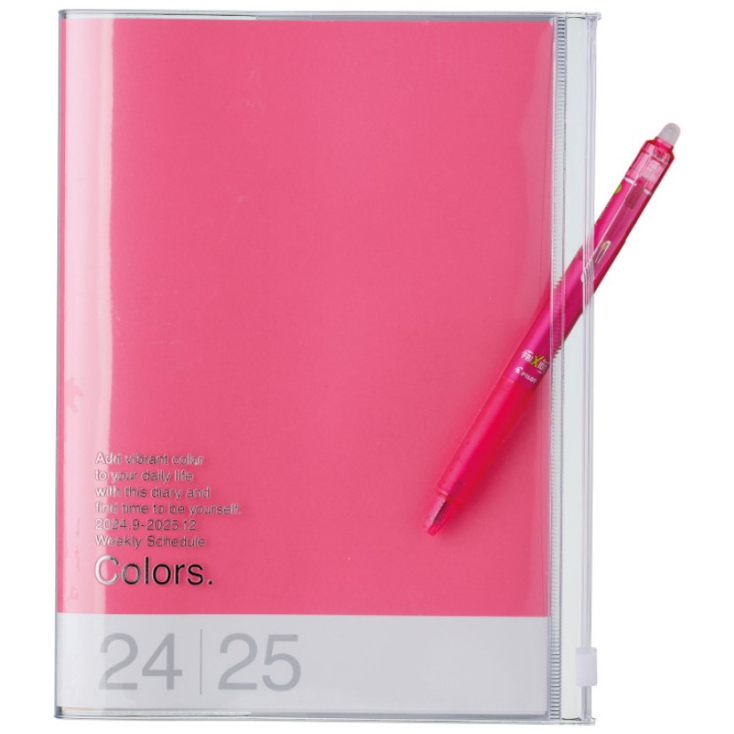 Agenda Colors A6 2024-2025 - Pink