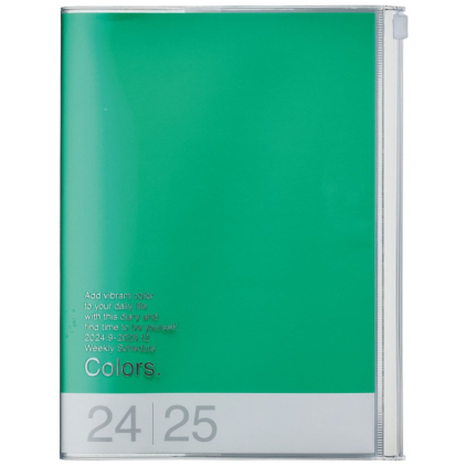 Agenda Colors B6 2024-2025 - Green