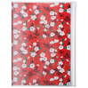 Agenda Flower Pattern A5 2024-2025 - Red