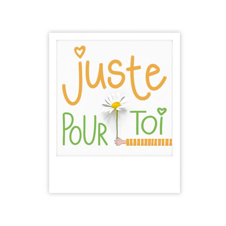 Carte postale - juste pour toi - ZG1464FR