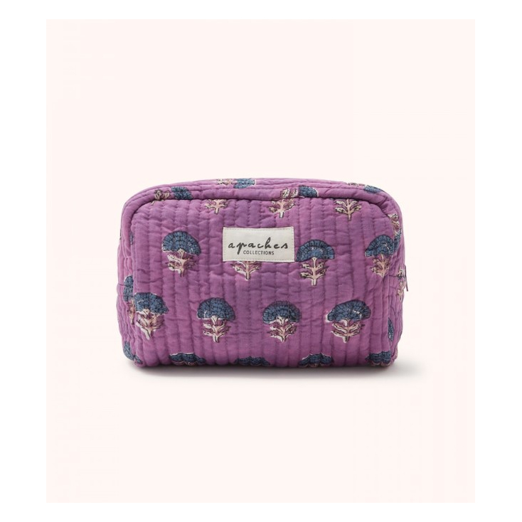 Petite Trousse Gaya - Florets - Fuchsia