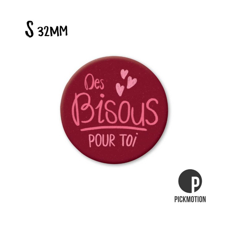 Petit magnet - des bisous pour toi - MSQ0415FR