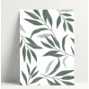 Carte simple - Flora foliage