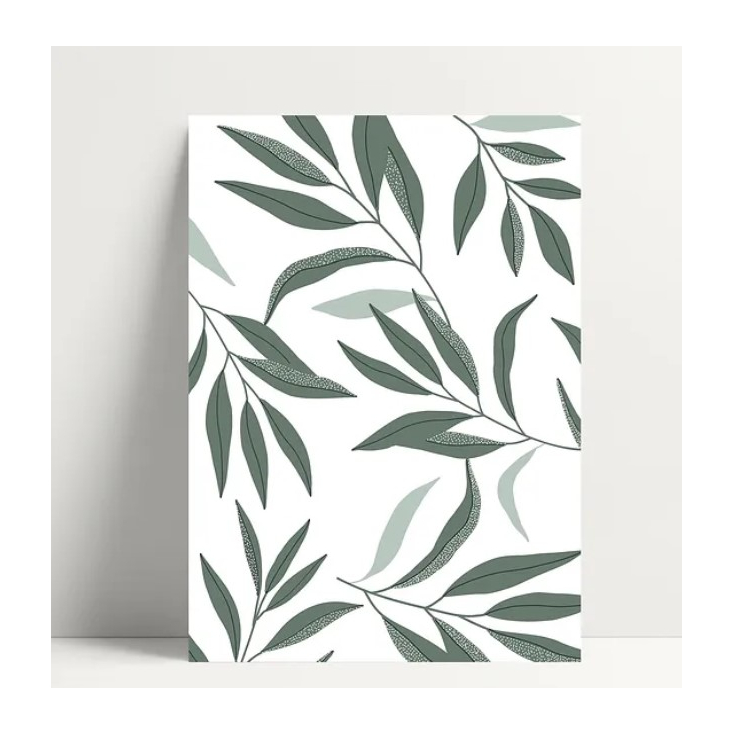 Carte simple - Flora foliage