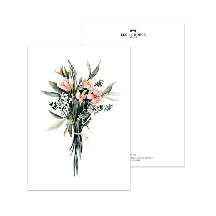 Postcard Flower Bouquet