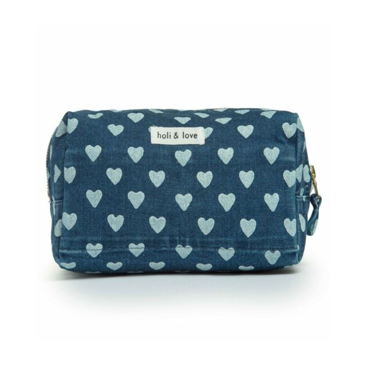 Grande trousse - Denim heart