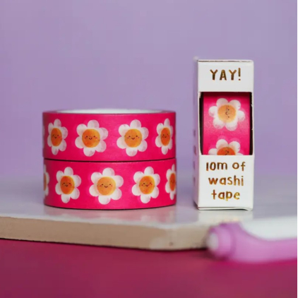 Masking Tape - Marguerites roses