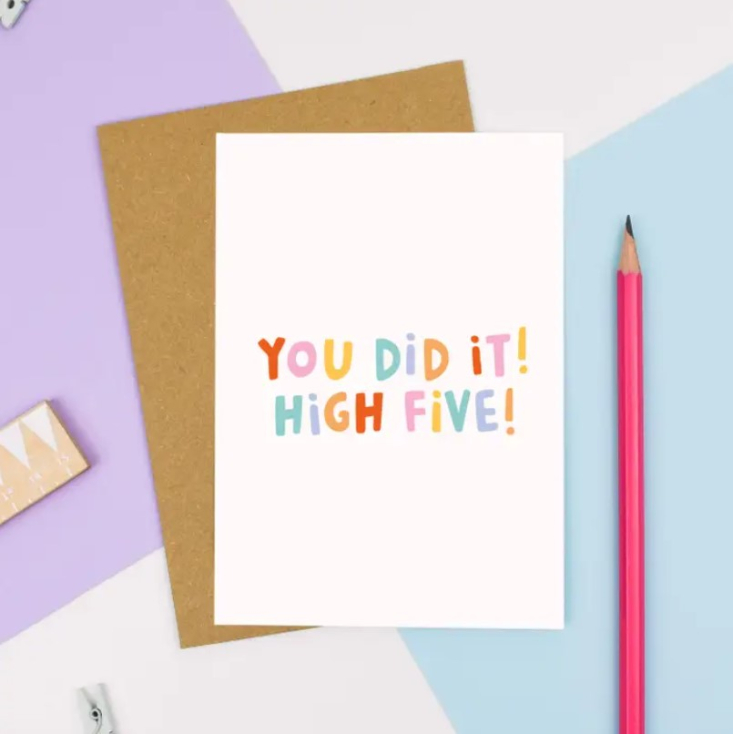 Carte - You did it! High five!