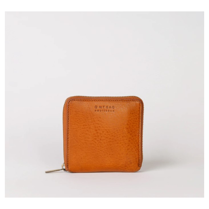 Sonny Square Wallet - Cognac Stromboli Leather