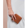 Sonny Square Wallet - Cognac Stromboli Leather