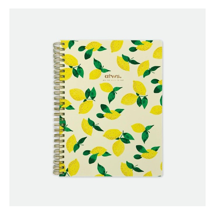 Carnet de notes à spirale - Lemon