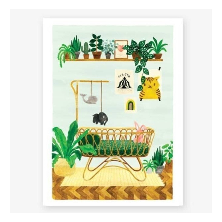 Affiche décorative - Small - Boy Bedroom - 18x24 cm