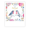 Mini carte postale - Just married lovebirds - MP0830EN