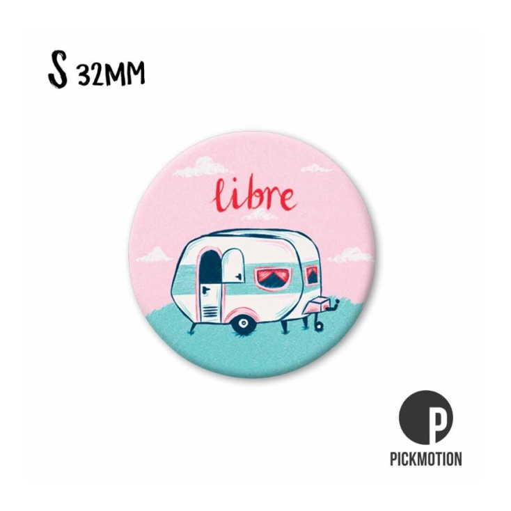 Petit magnet - Libre - MS0548FR