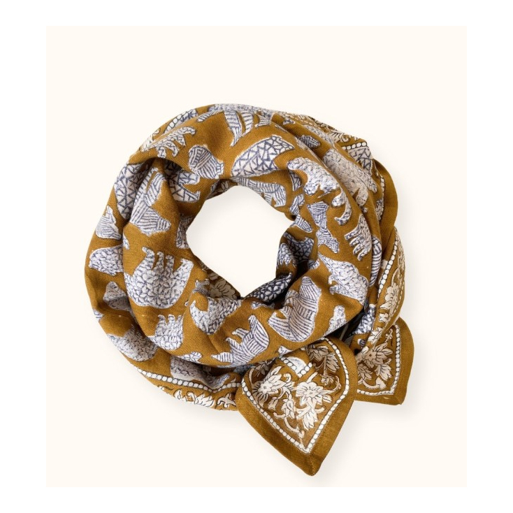 Big Foulard Latika - Ours - tapenade