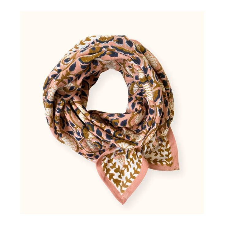 Foulard Latika - Eventail - blush