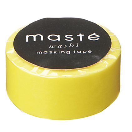 Masking Tape - Masté - MKT01YE - Yellow