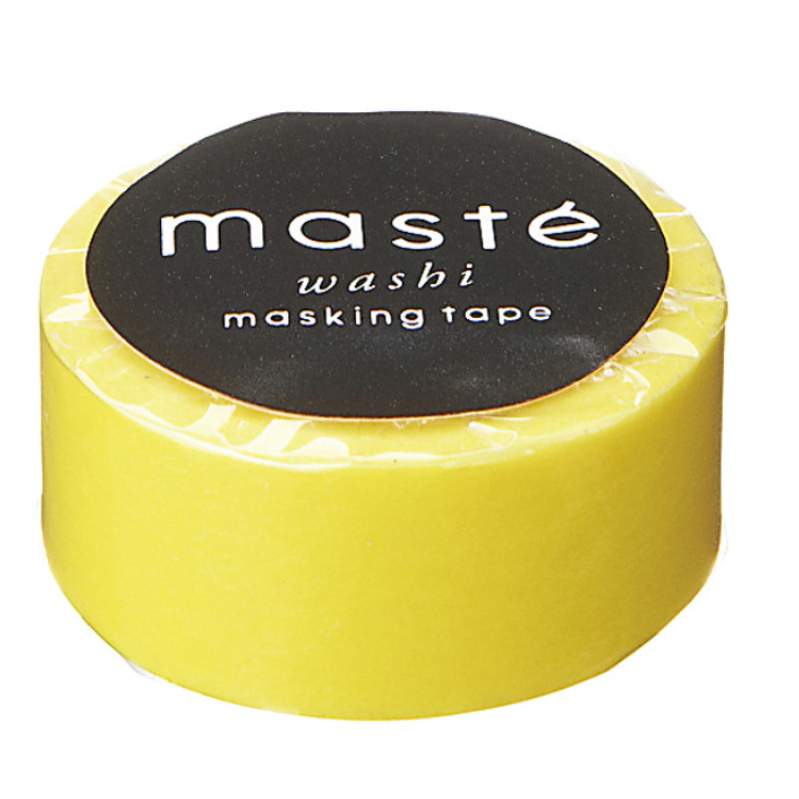 Masking Tape - Masté - MKT01YE - Yellow