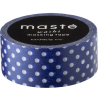 Masking Tape - Masté - MKT40NV - Navy Polka Dots