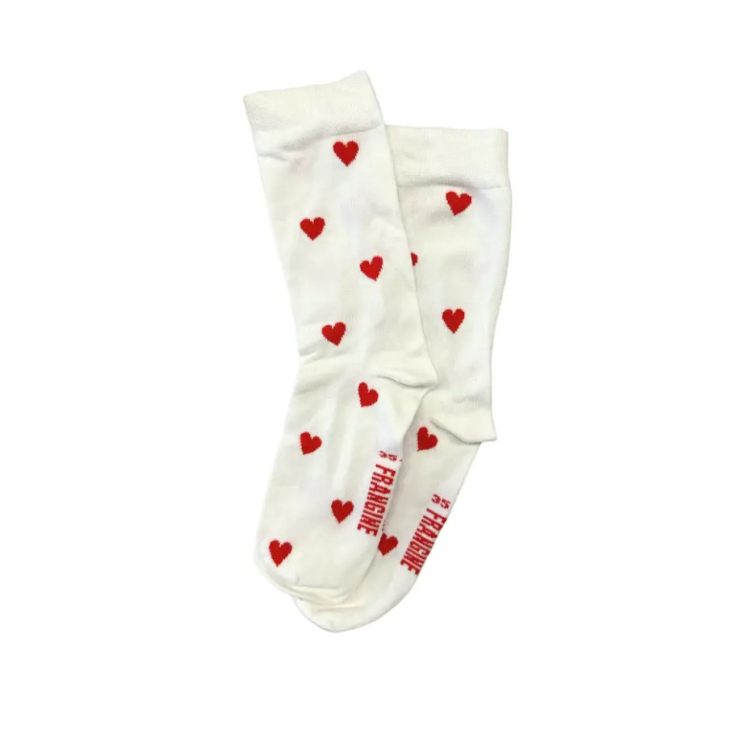 Chaussettes Georgette - Coeur Rouge