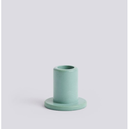 Tube Candleholder - Emerald Green