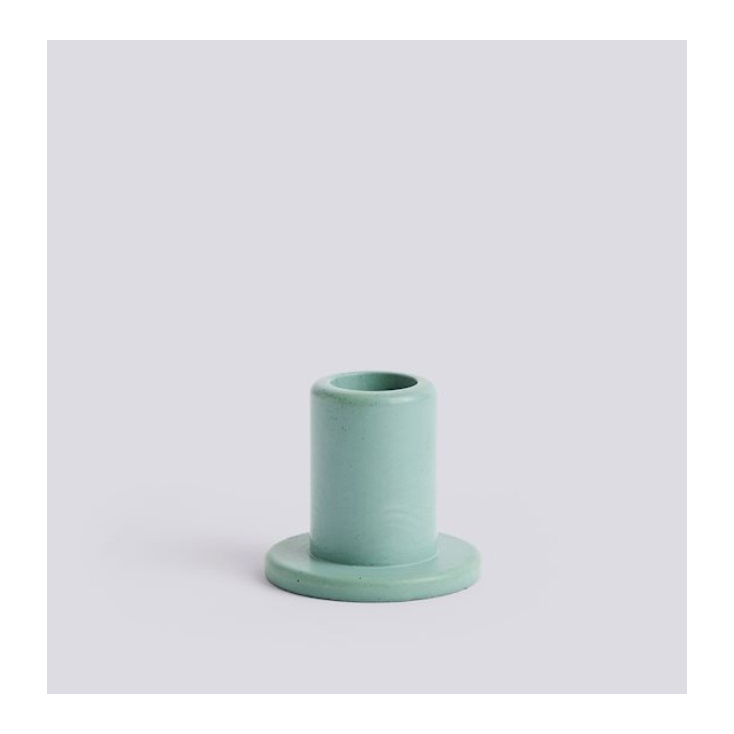 Tube Candleholder - Emerald Green