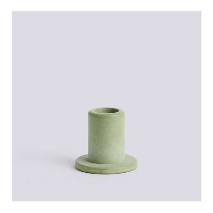 Tube Candleholder - Dusty Green