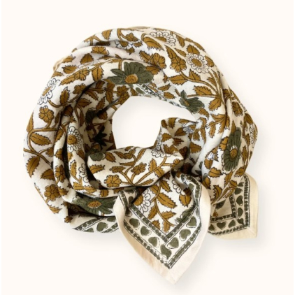 BIG Foulard Latika - Coeur - Macadamia