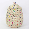 Palm Egg Basket - Dotted - Multi