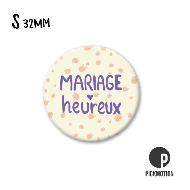 Petit magnet - Mariage heureux - MSQ0468FR