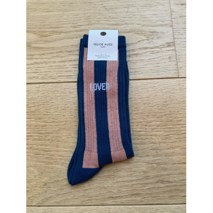 Chaussettes - Lover - marine/rose - 36/40