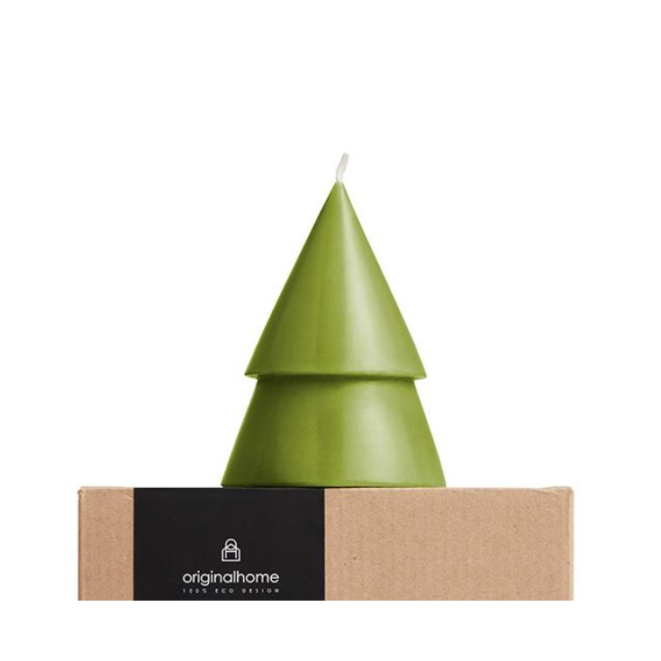 Xmas Tree Candle M - Cognac - TC0028.51