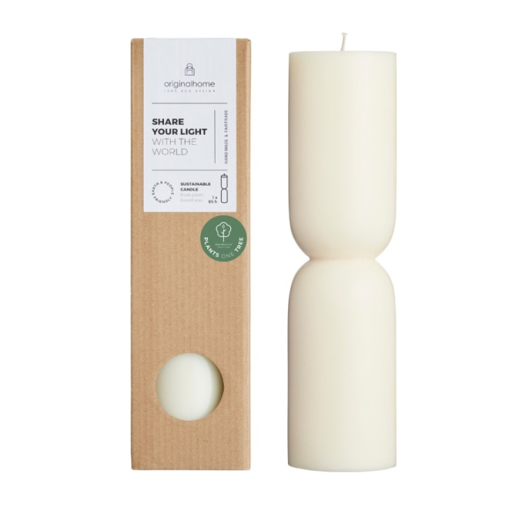 Organic Candle - Large - Off White - TC0061.33