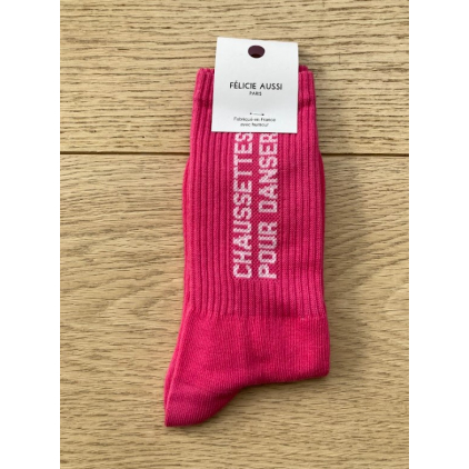 Chaussettes - Pour danser - fucshia - 36/40