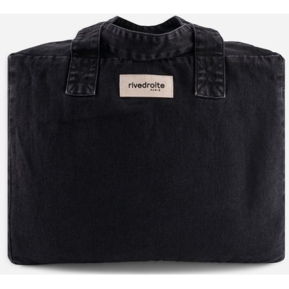 Célestins - The 24h bag en coton recyclé - Smokey Black - Automne 2024