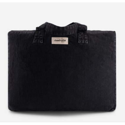 Elzevir - Le grand sac week-end - Smokey Black - Automne 2024