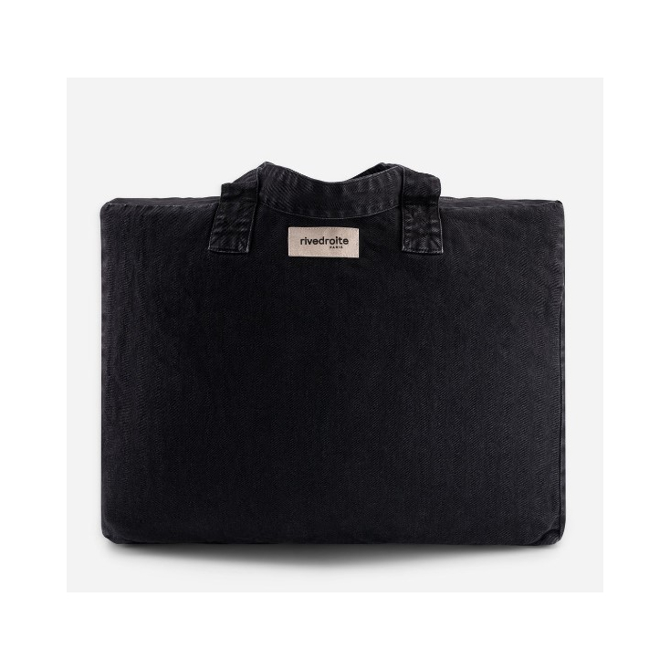 Elzevir - Le grand sac week-end - Smokey Black - Automne 2024