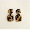 Boucles d'oreilles - Nina - Tortoise Sand