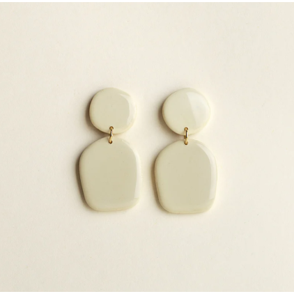 Boucles d'oreilles - Nina - Ivory